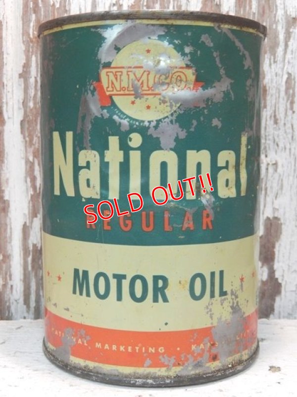 画像1: dp-140114-11 N.M.Co National Regular / Motor Oil Can