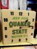 画像2: dp-120705-47 Quaker State / 60's Light Up Sign Clock (2)