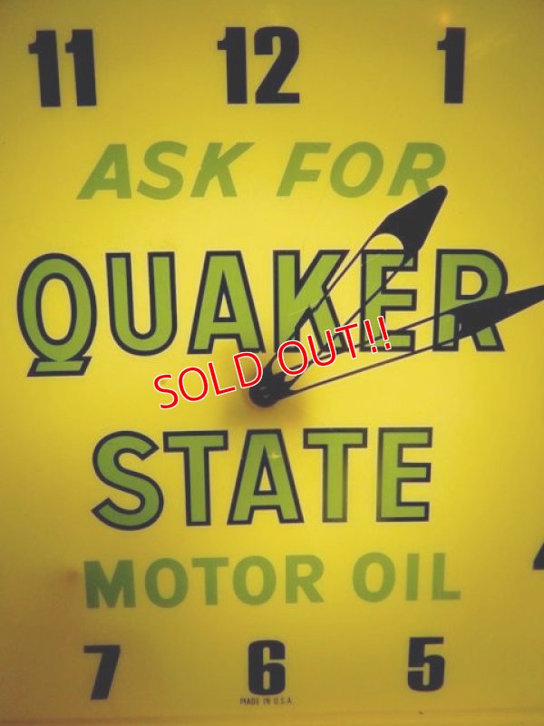 画像3: dp-120705-47 Quaker State / 60's Light Up Sign Clock