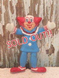 ct-140128-08 Bozo the Crown / 80's mini Bendable figure