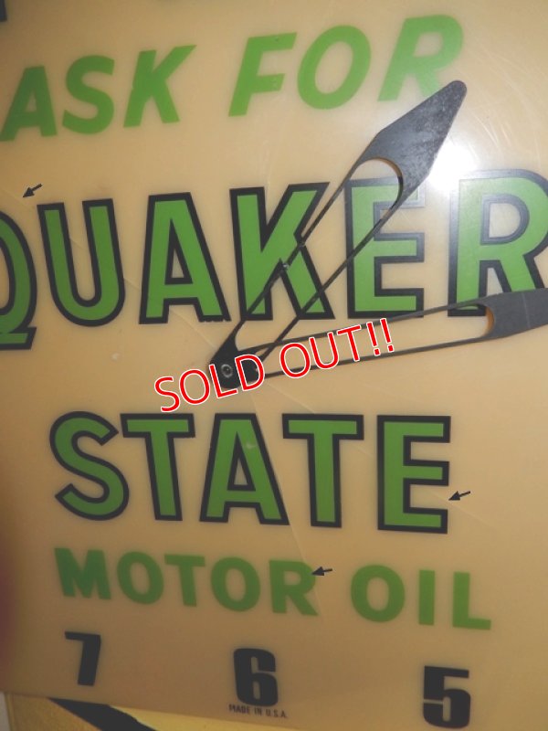 画像4: dp-120705-47 Quaker State / 60's Light Up Sign Clock