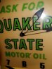 画像4: dp-120705-47 Quaker State / 60's Light Up Sign Clock (4)