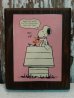 画像1: ct-140204-11 Snoopy / 70's-80's Wood Wall Deco (1)