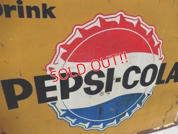 画像2: dp-140205-09 PEPSI / 60's Metal Sign