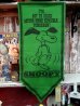 画像1: ct-140211-06 PEANUTS / 60's Banner "Snoopy" Green (1)