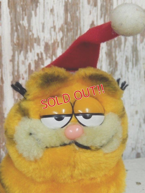 画像2: ct-140211-72 Garfield / R.DAKIN 80's mini Plush Doll "Santa" 