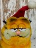 画像2: ct-140211-72 Garfield / R.DAKIN 80's mini Plush Doll "Santa"  (2)