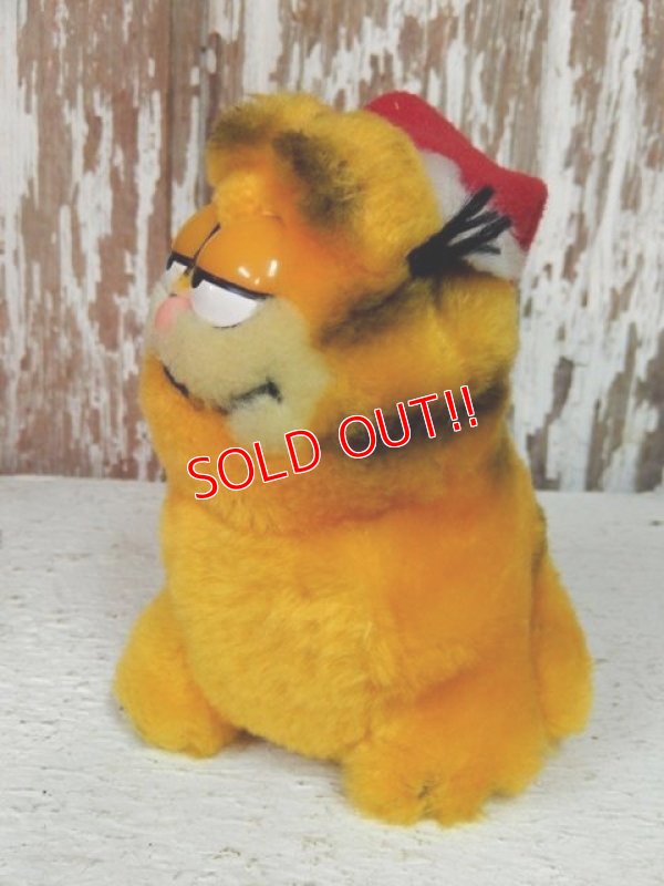 画像4: ct-140211-72 Garfield / R.DAKIN 80's mini Plush Doll "Santa" 