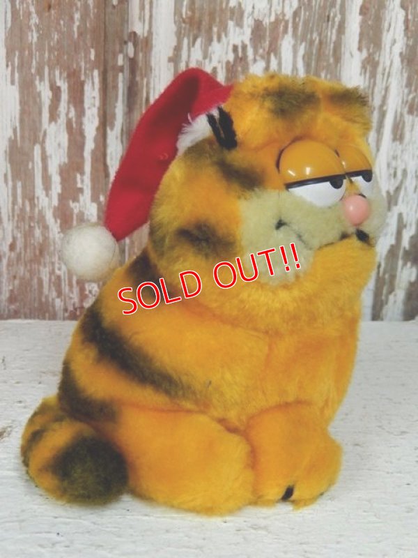 画像3: ct-140211-72 Garfield / R.DAKIN 80's mini Plush Doll "Santa" 
