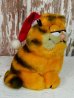 画像3: ct-140211-72 Garfield / R.DAKIN 80's mini Plush Doll "Santa"  (3)