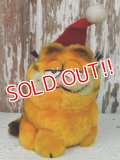 ct-140211-72 Garfield / R.DAKIN 80's mini Plush Doll "Santa" 