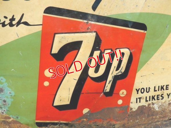 画像2: dp-131101-08 7up / 50's Metal sign