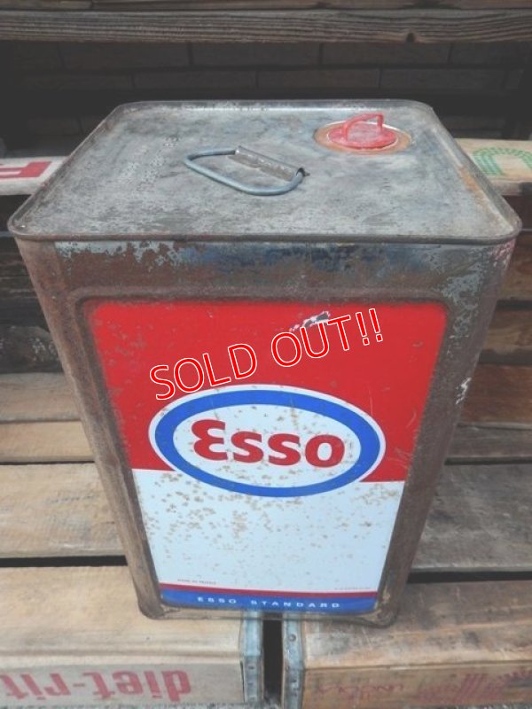 画像2: dp-140116-02 esso / 50's-60's Oil Can (France)