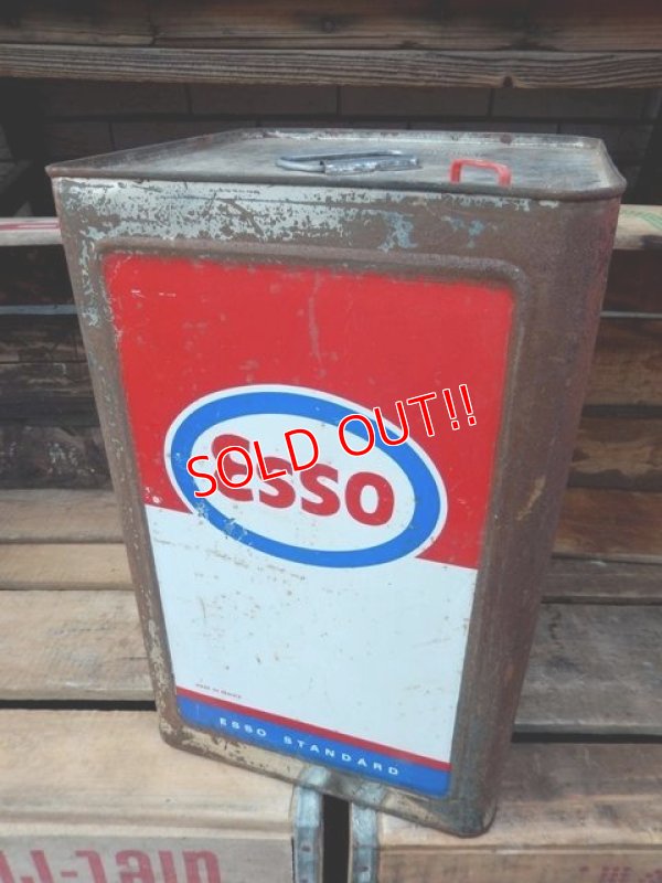 画像1: dp-140116-02 esso / 50's-60's Oil Can (France)