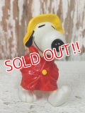 ct-140218-14 Snoopy / Schleich 80's PVC "Raincoat"