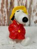 画像1: ct-140218-14 Snoopy / Schleich 80's PVC "Raincoat" (1)