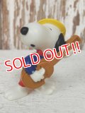 ct-140218-15 Snoopy / Schleich 80's PVC "Playing Guitar"