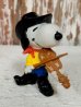 画像1: ct-140218-10 Snoopy / Schleich 80's PVC "Fiddle" (1)