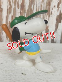 ct-140218-17 Snoopy / Schleich 80's PVC "Baseball"