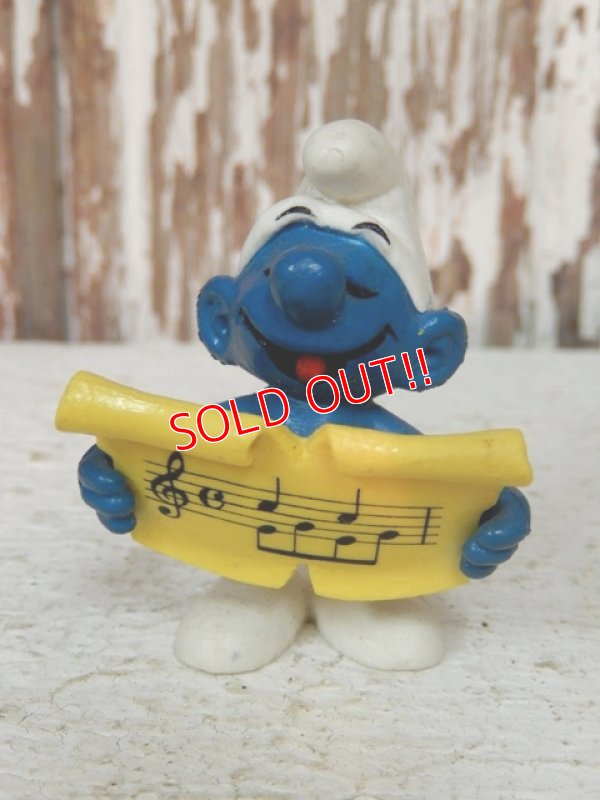画像1: ct-130305-46 Smurf PVC "Singer" (B) #20038