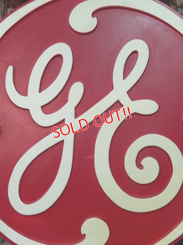 画像2: dp-100818-01 General Electric / Vintage Big Plastic Sign