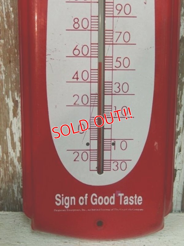 画像3: dp-140201-04 Coca Cola / 80's〜 Metal Thermometer
