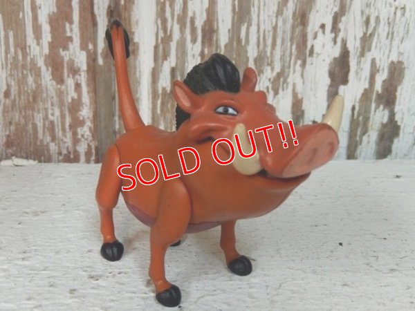 画像1: ct-130514-93 Lion King / Pumba 90's Plastic figure