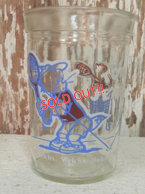 画像1: gs-140303-04 Tom & Jerry / Welch's 1991 Glass "Tennis"