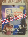 ct-140304-32 E.T. / 80's Phone home! Message Pad