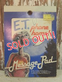 ct-140304-32 E.T. / 80's Phone home! Message Pad