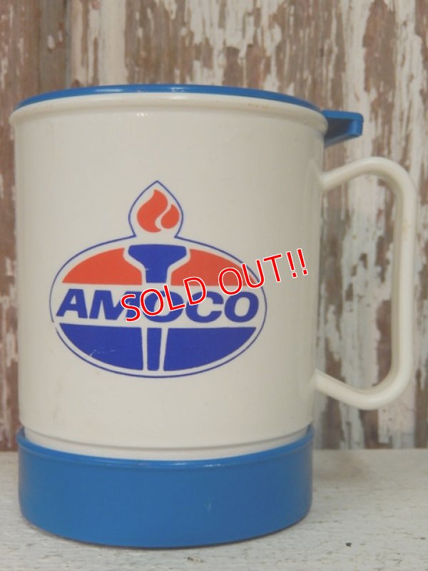 画像1: dp-140305-04 Amoco / 80's Plastic Mug (Blue)