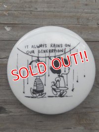 pb-140114-03 PEANUTS / Vintage Pinback "Lucy & Linus"