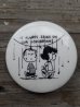 画像1: pb-140114-03 PEANUTS / Vintage Pinback "Lucy & Linus" (1)