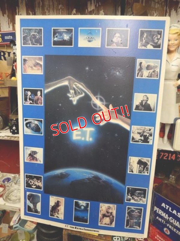 画像1: ct-140312-01 E.T. / 1982 Cardboard Poster