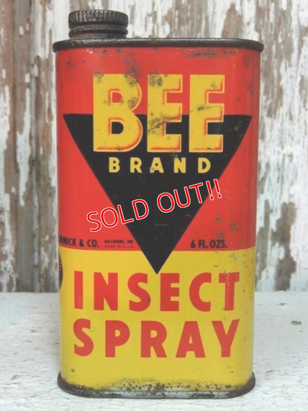 画像1: dp-140305-01 BEE Brand / Vintage Insect Spray Can