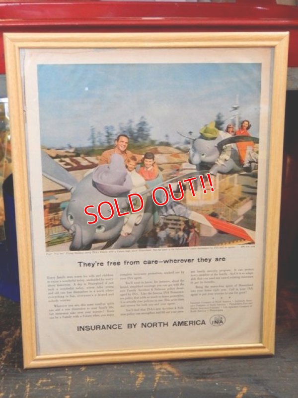 画像1: ad-140312-01 Dumbo / Insurance by North America 1958 AD