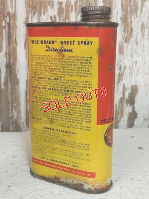 画像4: dp-140305-01 BEE Brand / Vintage Insect Spray Can
