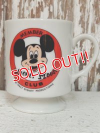 ct-140318-17 Mickey Mouse  Club / 70's Ceramic Mug