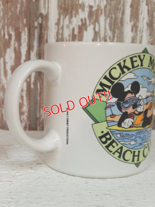 画像3: ct-140318-84 Mickey Mouse Beach Club / Applause 80's Ceramic Mug