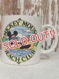 ct-140318-84 Mickey Mouse Beach Club / Applause 80's Ceramic Mug
