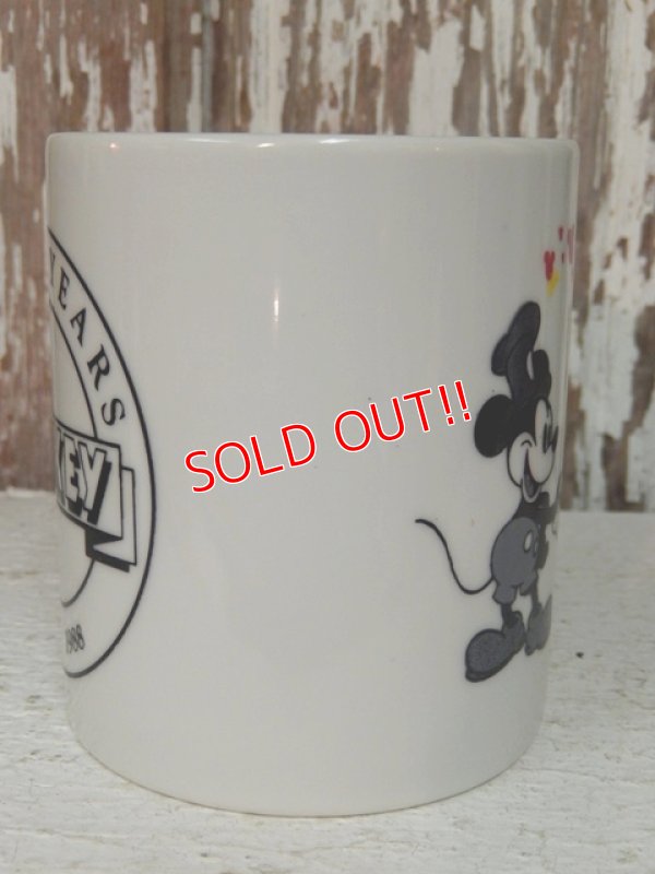 画像5: ct-140318-82 Mickey Mouse / Sixty Years Mickey 80's Ceramic Mug