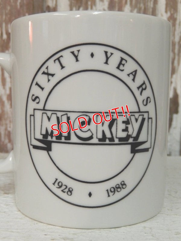 画像3: ct-140318-82 Mickey Mouse / Sixty Years Mickey 80's Ceramic Mug