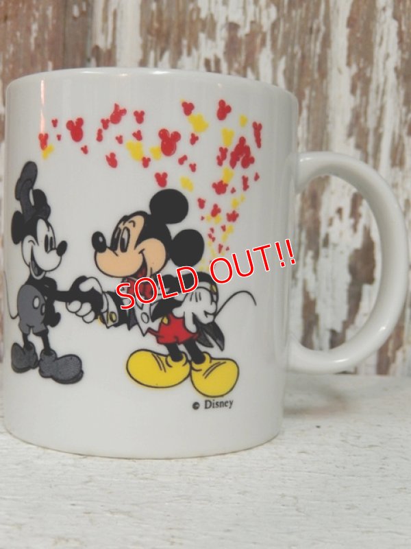 画像1: ct-140318-82 Mickey Mouse / Sixty Years Mickey 80's Ceramic Mug
