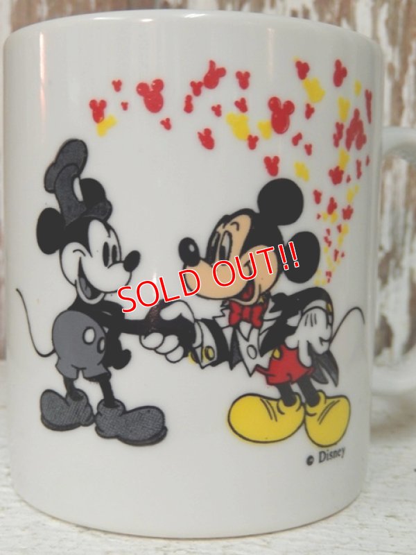 画像2: ct-140318-82 Mickey Mouse / Sixty Years Mickey 80's Ceramic Mug