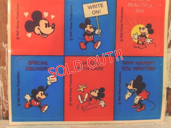 画像3: ct-140318-100 Mickey Mouse & Minnie Mouse / Vintage Sticker