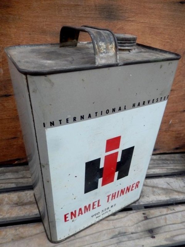 画像3: dp-131201-09 International Harvester / Vintage Enamel Thinner Can