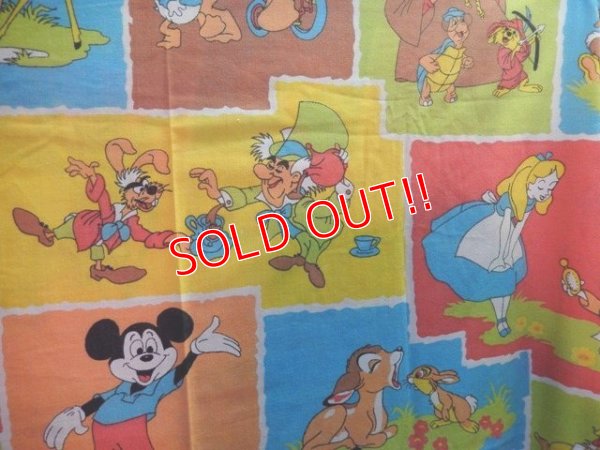 画像3: ct-140401-04 Disney / 70's Flat Sheet (Twin)