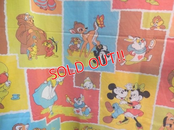 画像4: ct-140401-04 Disney / 70's Flat Sheet (Twin)