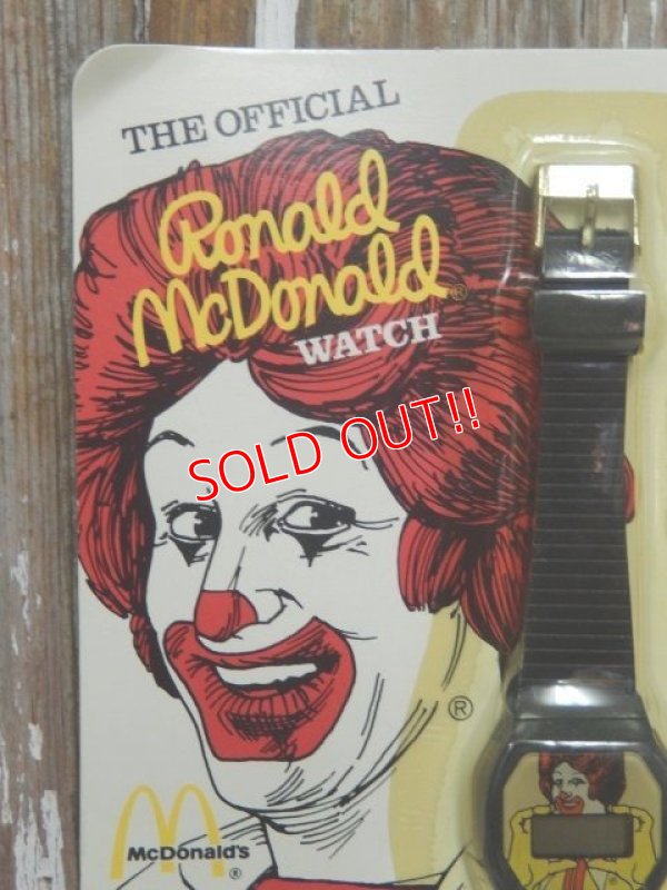 画像3: ct-140401-35 McDonald's / 80's Ronald McDonald Watch (Black)