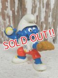 ct-140409-09 Smurf PVC / 1997 TEAM McDonald's PLAYER Smurf "Baseball Pitcher"